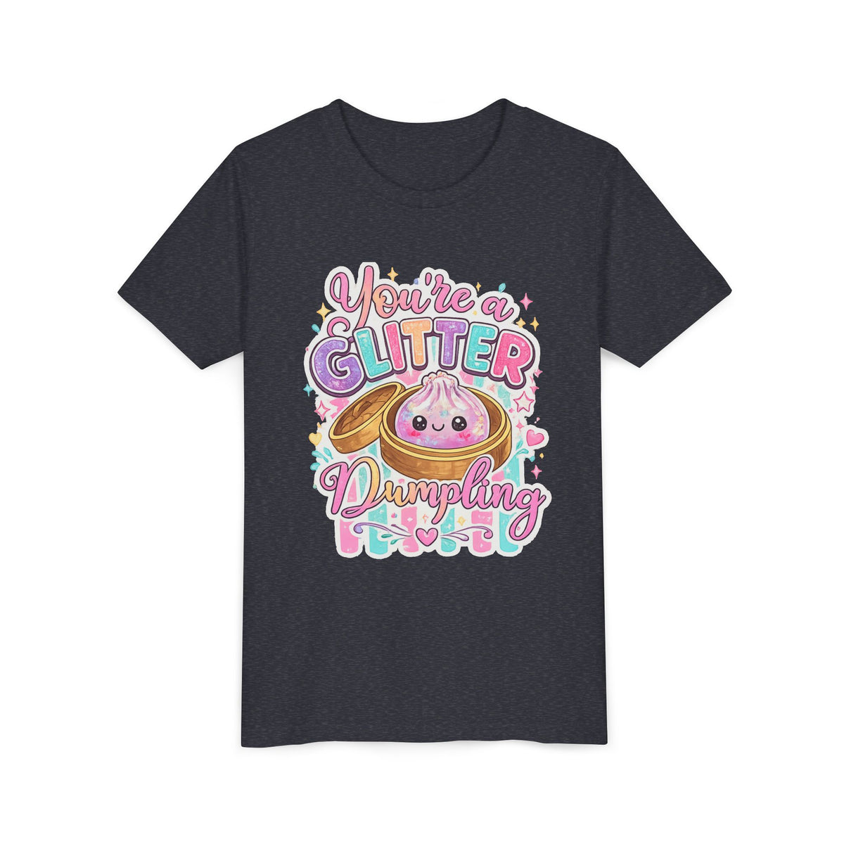 Youth Tee — "You're a Glitter Dumpling" Cute Kawaii Dumpling Shirt
