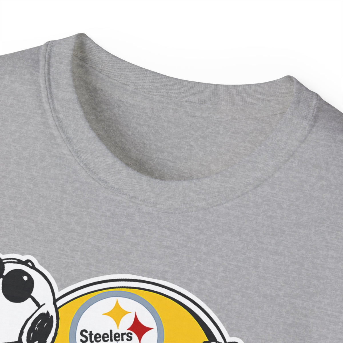 Steelers Snoopy Football Tee — Vintage Peanuts Helmet Tee