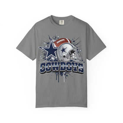 Dallas Cowboys Vintage Helmet & Star Graphic T-Shirt