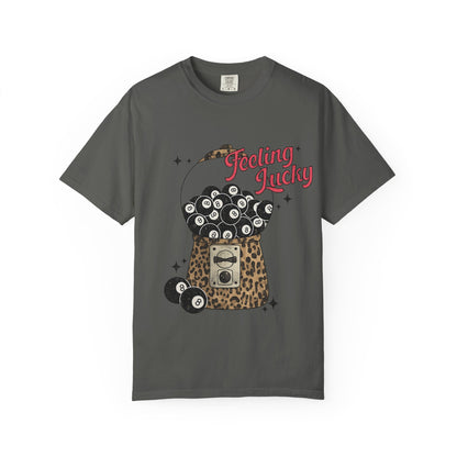 Feeling Lucky T-Shirt — Leopard Gumball Machine Graphic Tee