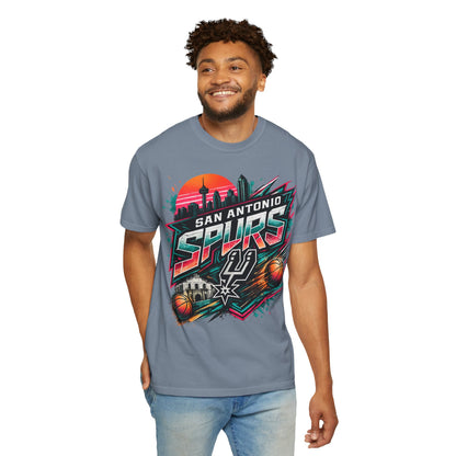 San Antonio Spurs Retro Sunset T-Shirt