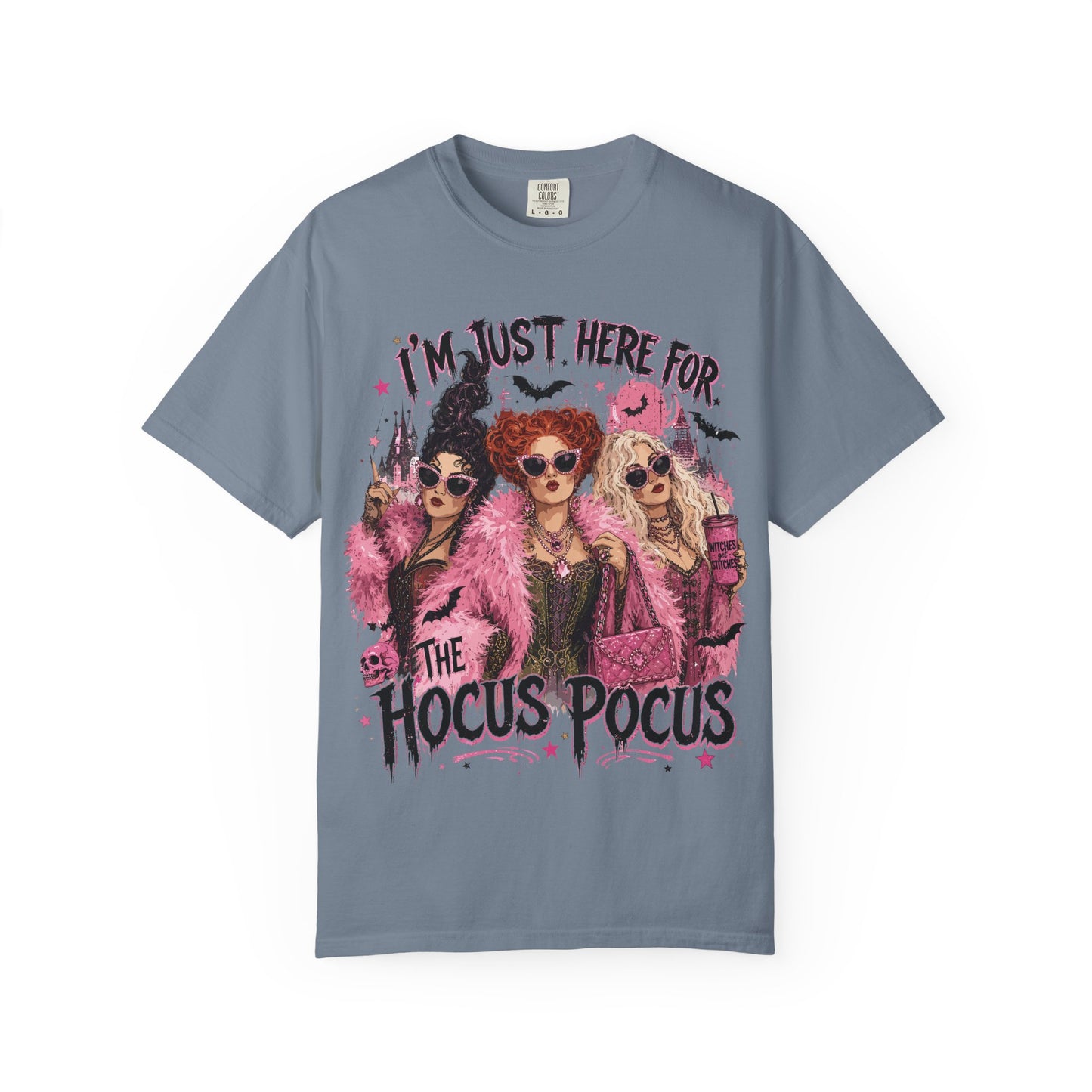 Hocus Pocus Movie Tee — "I'm Just Here for the Hocus Pocus" Halloween T‑Shirt