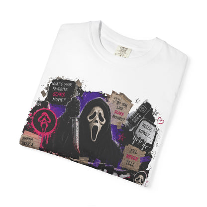 Ghostface Graphic T-Shirt — Horror Movie Scream Mask Tee
