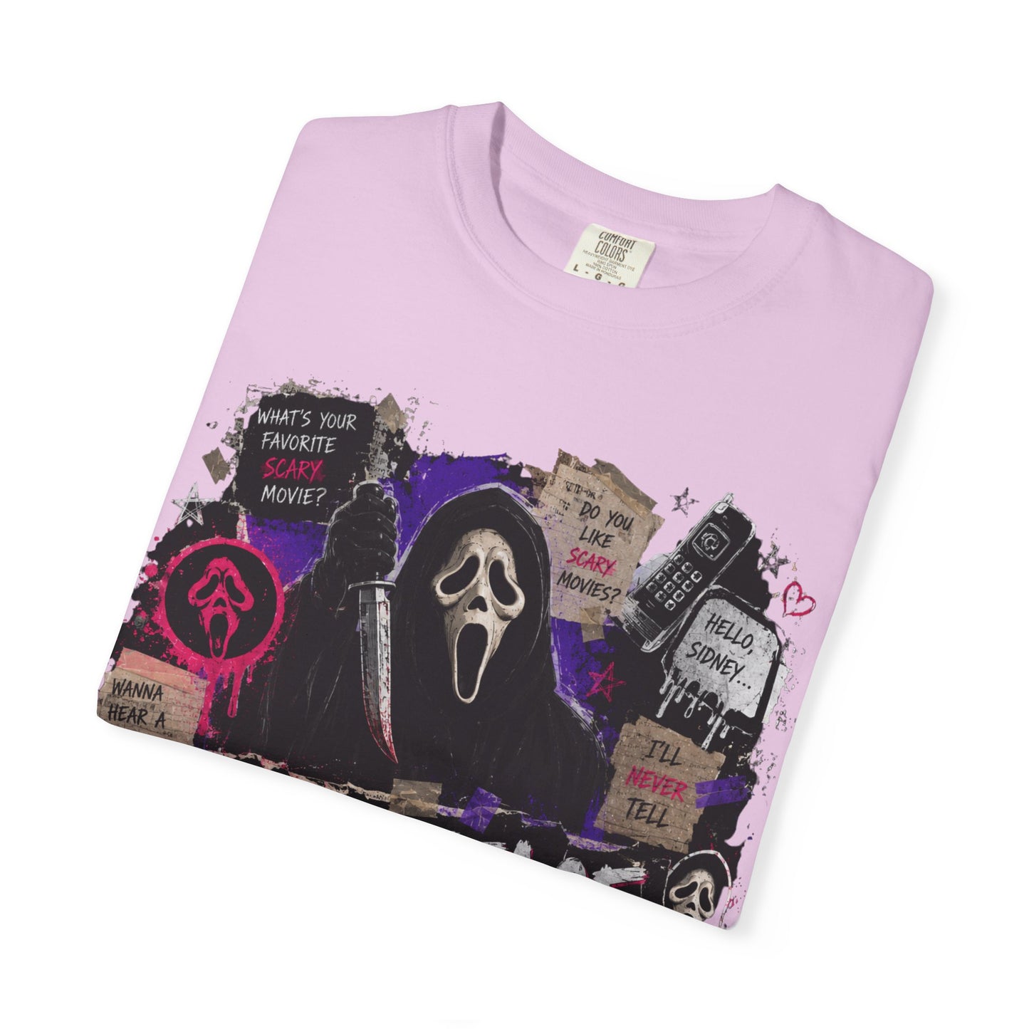 Ghostface Graphic T-Shirt — Horror Movie Scream Mask Tee