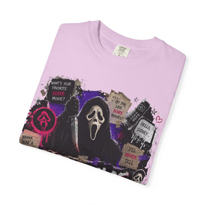 Ghostface Graphic T-Shirt — Horror Movie Scream Mask Tee