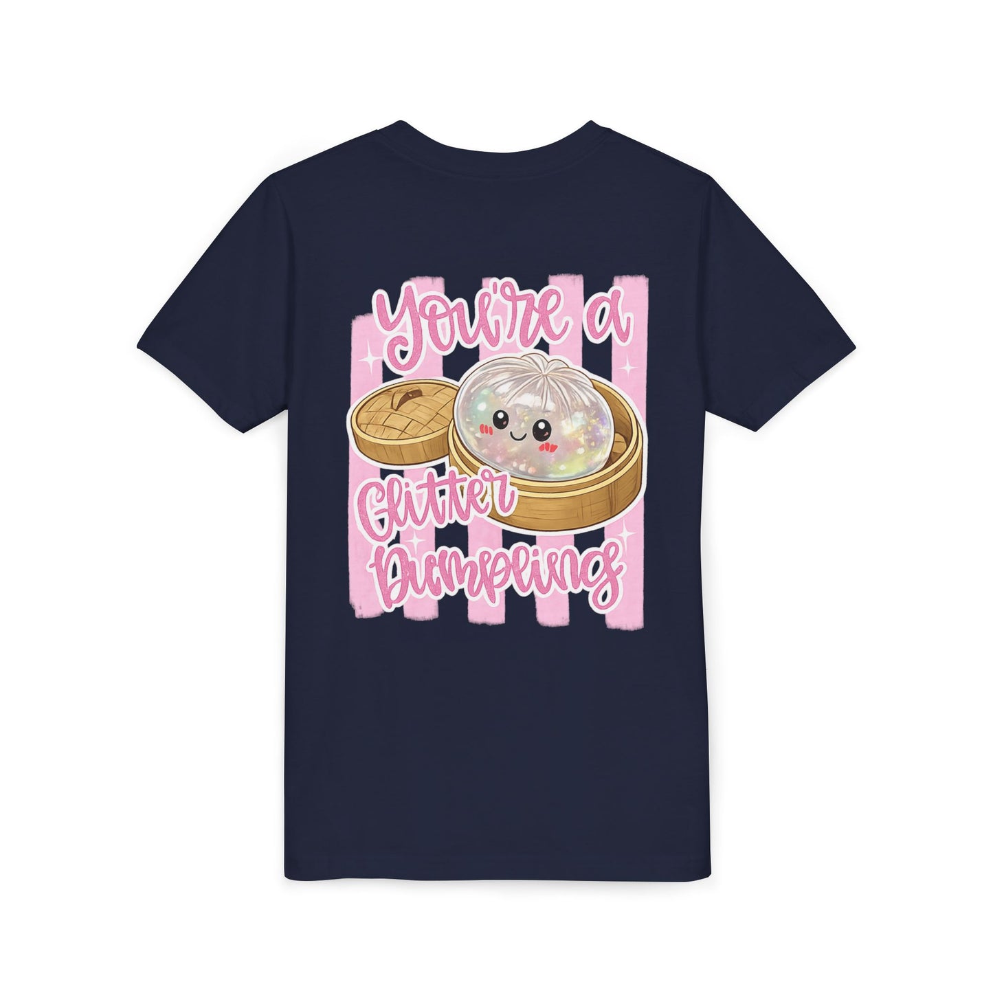 Youth Tee — Cute Glitter Dumpling Kids T‑Shirt ("You're a Glitter Dumpling")
