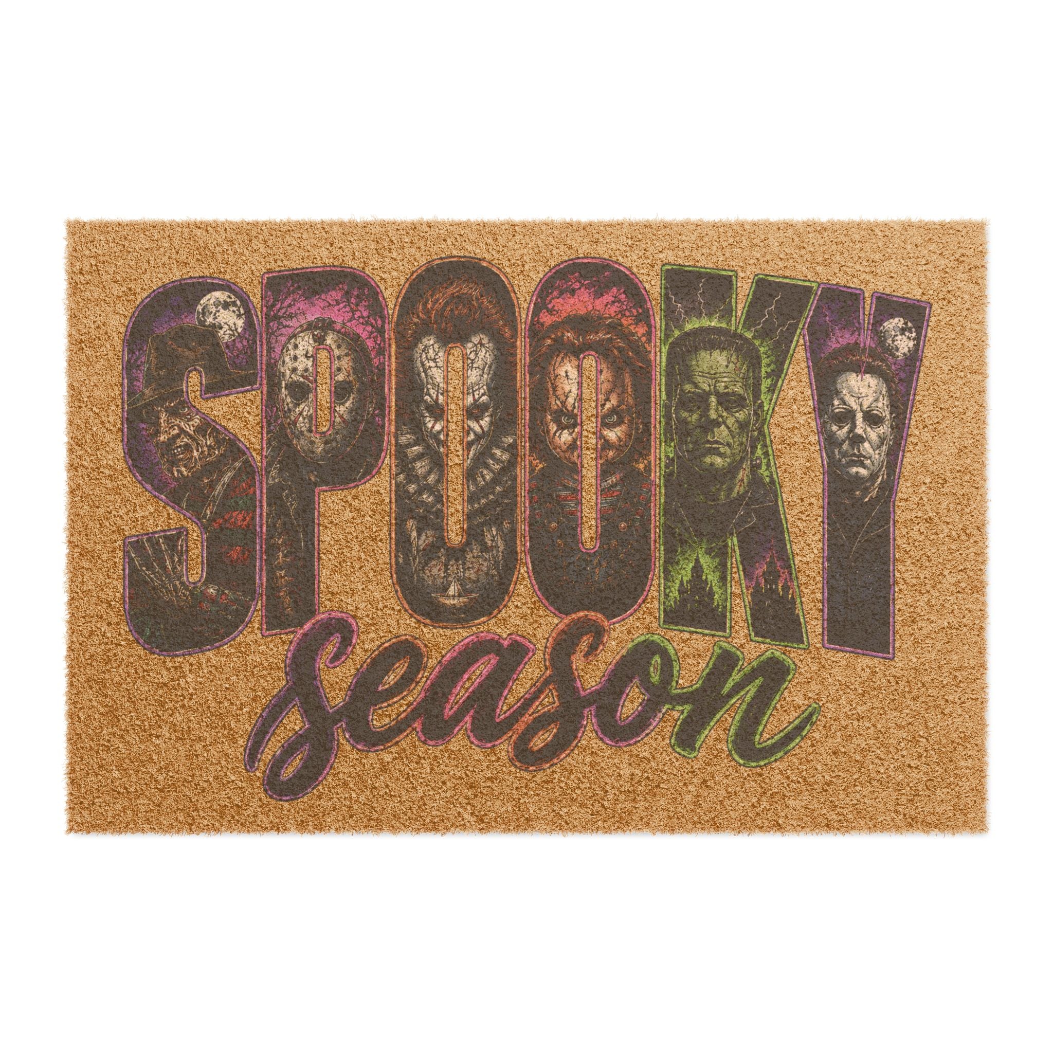 Spooky Season Doormat - Halloween Horror Movie Welcome Mat