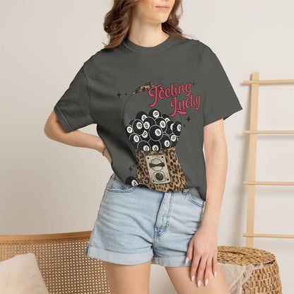 Feeling Lucky T-Shirt — Leopard Gumball Machine Graphic Tee
