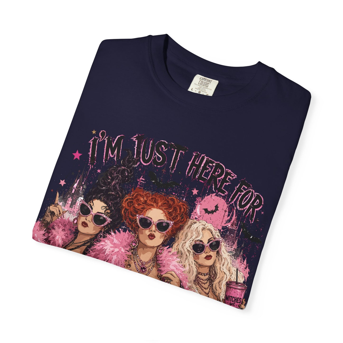 Hocus Pocus Movie Tee — "I'm Just Here for the Hocus Pocus" Halloween T‑Shirt
