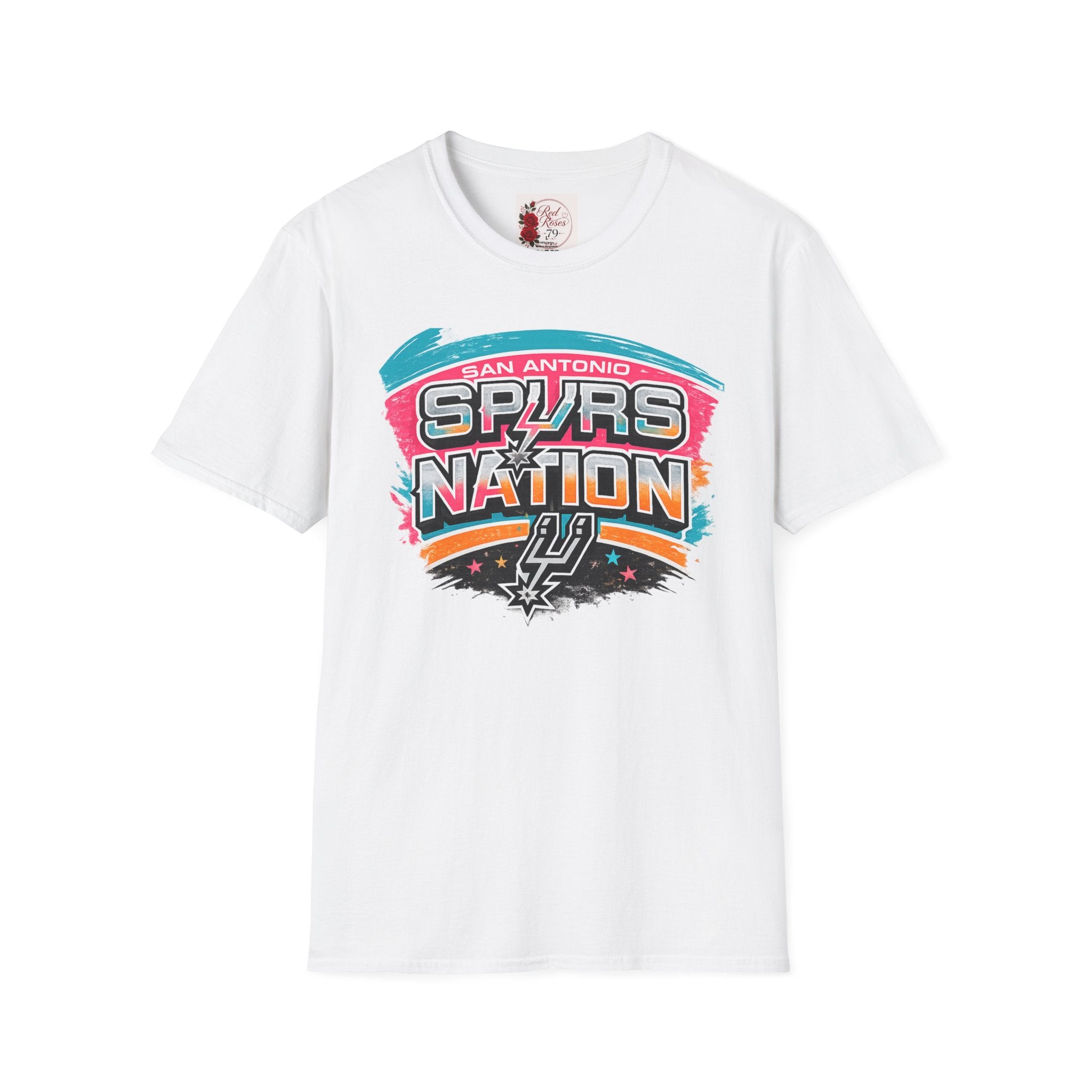 San Antonio Spurs Nation T-Shirt — Retro Brushstroke NBA Fan Tee