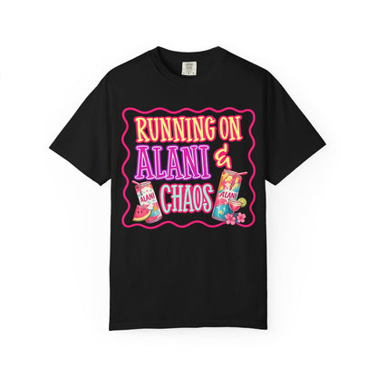 T-Shirt — "Running on Alani & Chaos" Graphic Tee