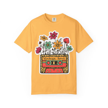 Vintage Soul Cassette Floral T-Shirt