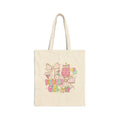 Birthday Girl Canvas Tote Bag – Cute Pastel Gifts & Balloons Design