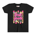 First Grade Youth Tee — Leopard Pencil Back to School Shirt
