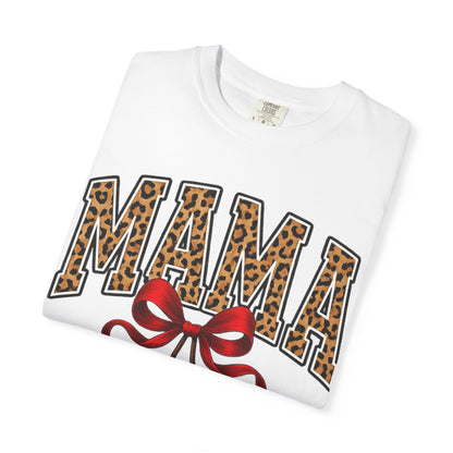 Mama Leopard Letters with Cherries T-Shirt