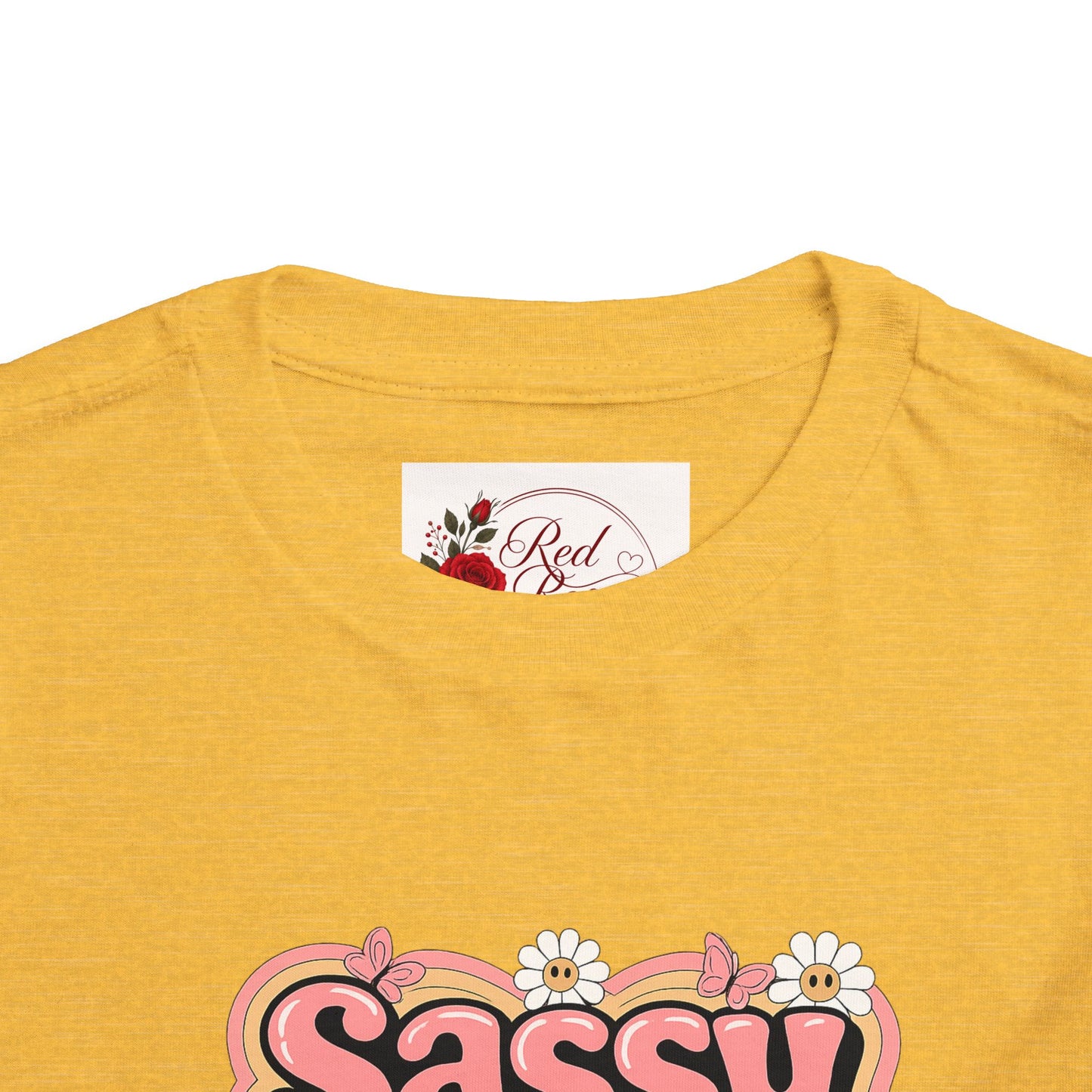 Toddler Tee — "Sassy Little Soul" Retro Flower Power Graphic