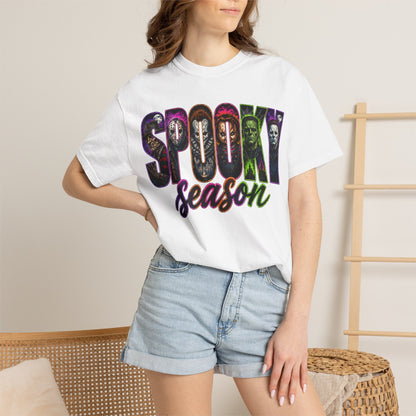 Spooky Season T-Shirt — Halloween Horror Movie Montage Tee