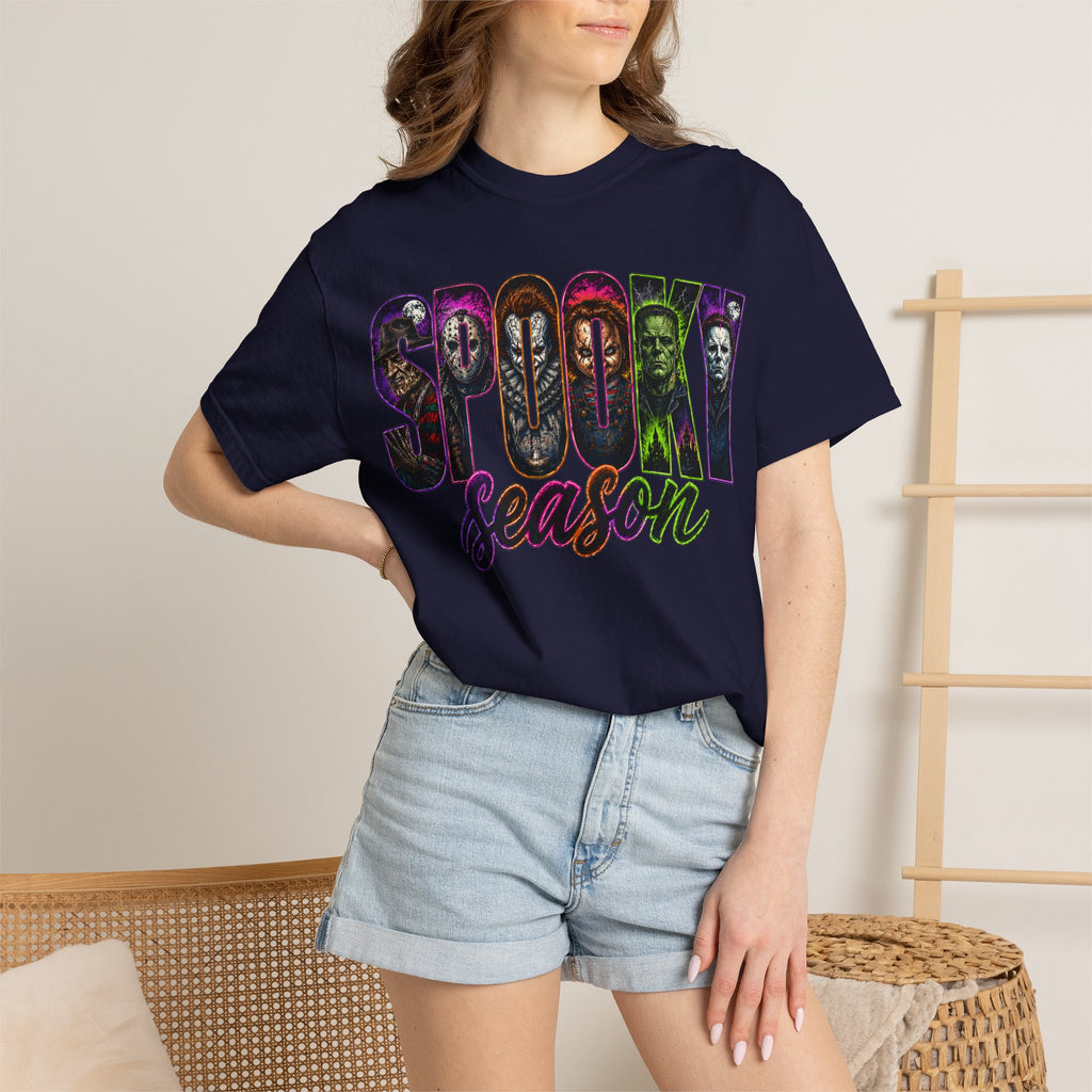 Spooky Season T-Shirt — Halloween Horror Movie Montage Tee