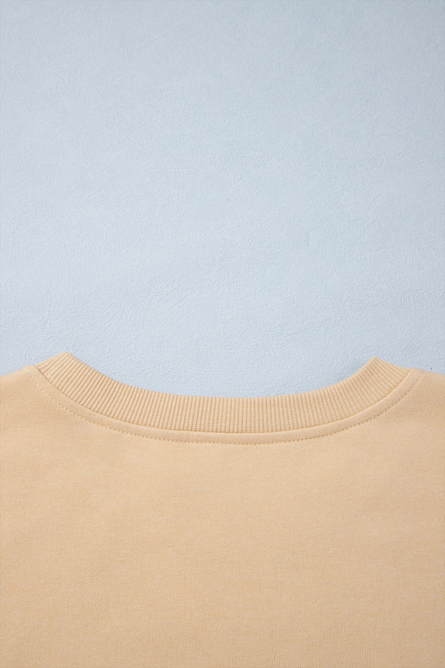 Parchment Solid Color Long Sleeve Top Split Skort 2pcs Outfit