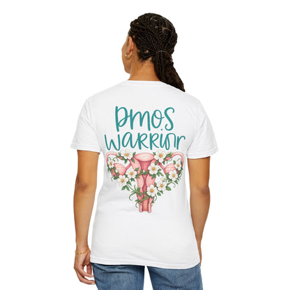 T-Shirt — PMOS Warrior Floral Uterus Support Tee