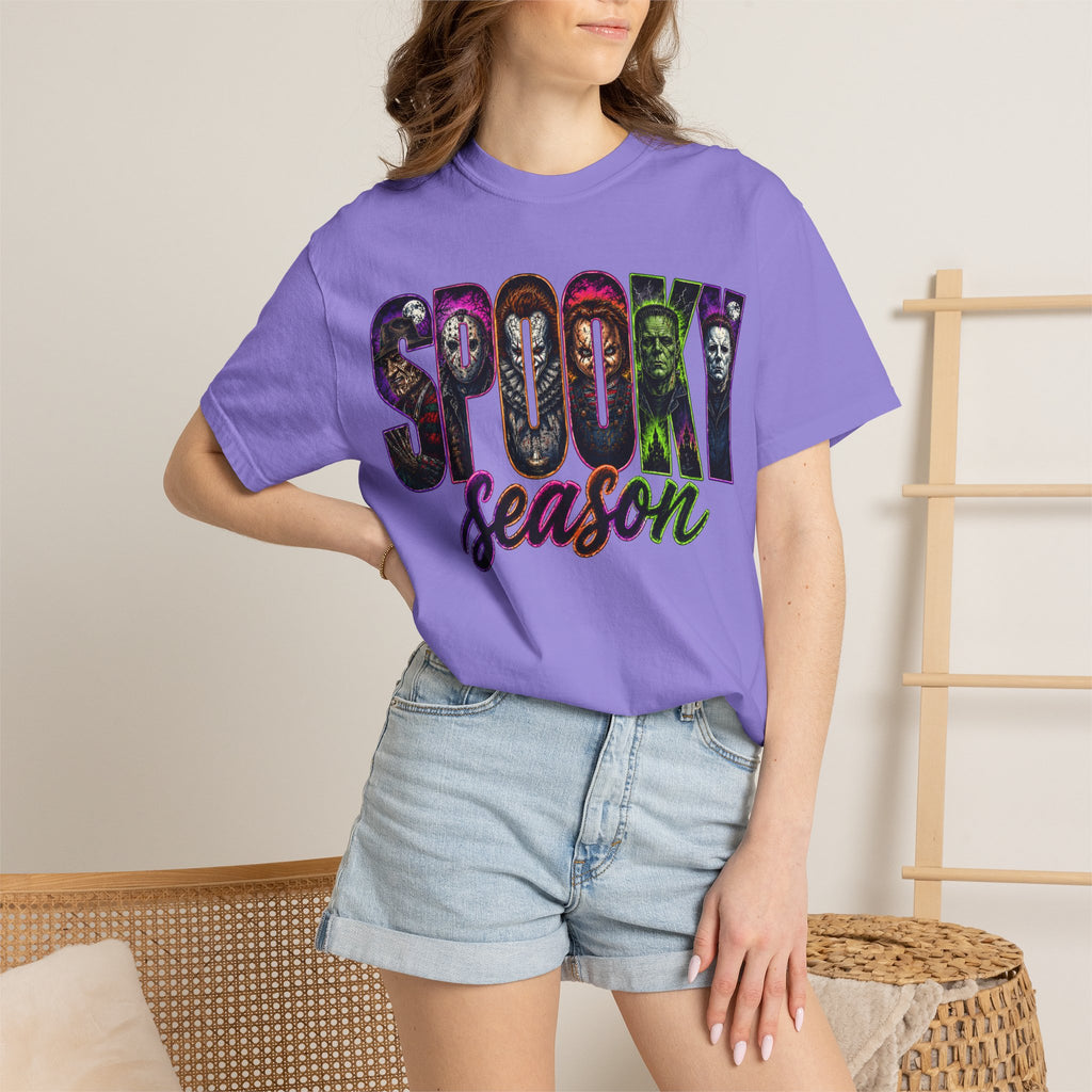 Spooky Season T-Shirt — Halloween Horror Movie Montage Tee