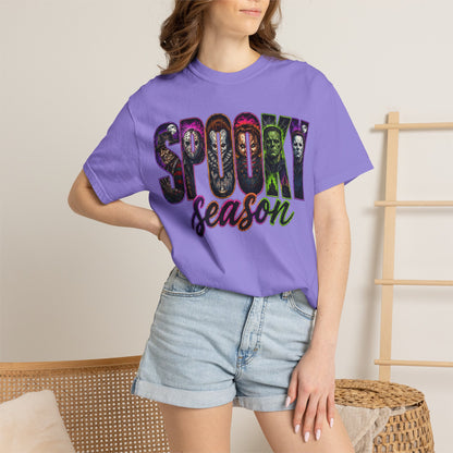 Spooky Season T-Shirt — Halloween Horror Movie Montage Tee