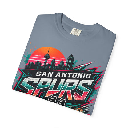 San Antonio Spurs Retro Sunset T-Shirt