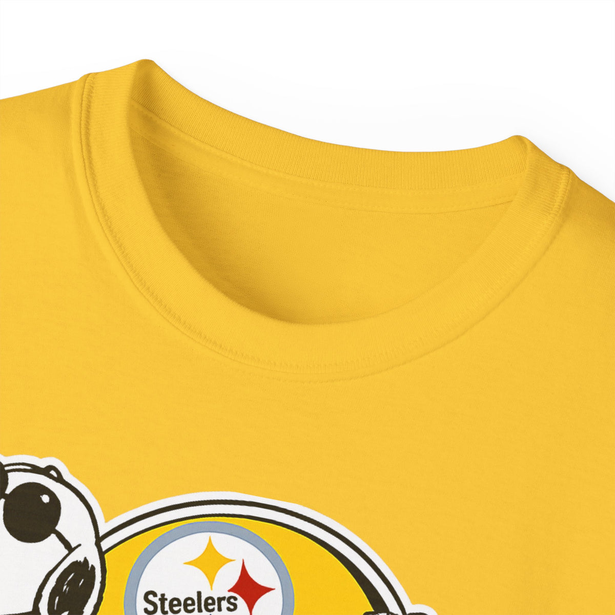 Steelers Snoopy Football Tee — Vintage Peanuts Helmet Tee
