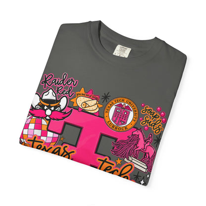 Texas Tech Collage T-Shirt — Red Raiders Icons & 'Wreck ’Em' Graphic