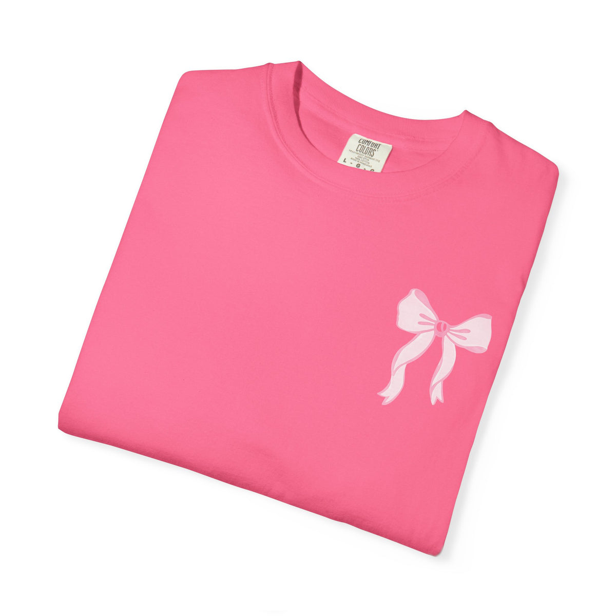 T-shirt — "Love Like Jesus" Pastel Cross & Bow Graphic