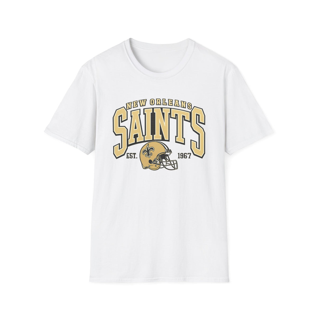 New Orleans Saints Football T-Shirt — Vintage Team Logo Tee