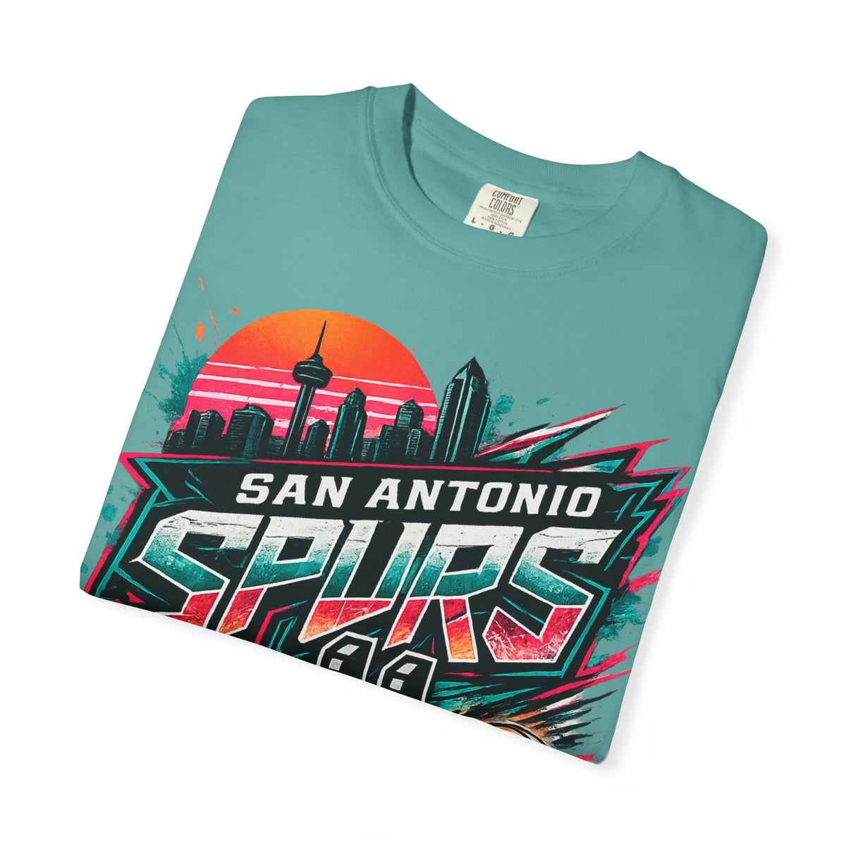 San Antonio Spurs Retro Sunset T-Shirt