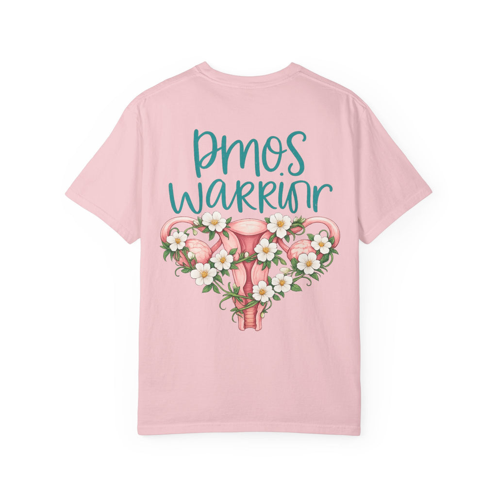 T-Shirt — PMOS Warrior Floral Uterus Support Tee