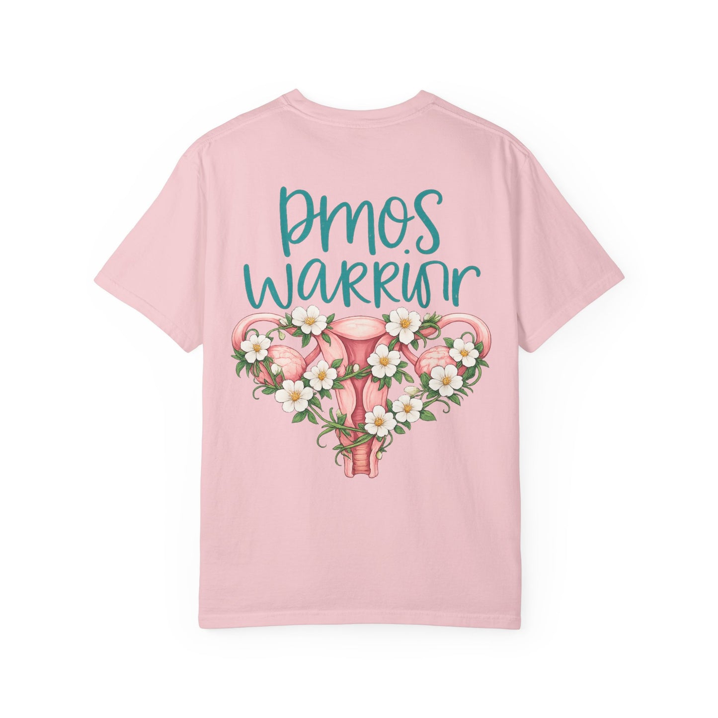 T-Shirt — PMOS Warrior Floral Uterus Support Tee