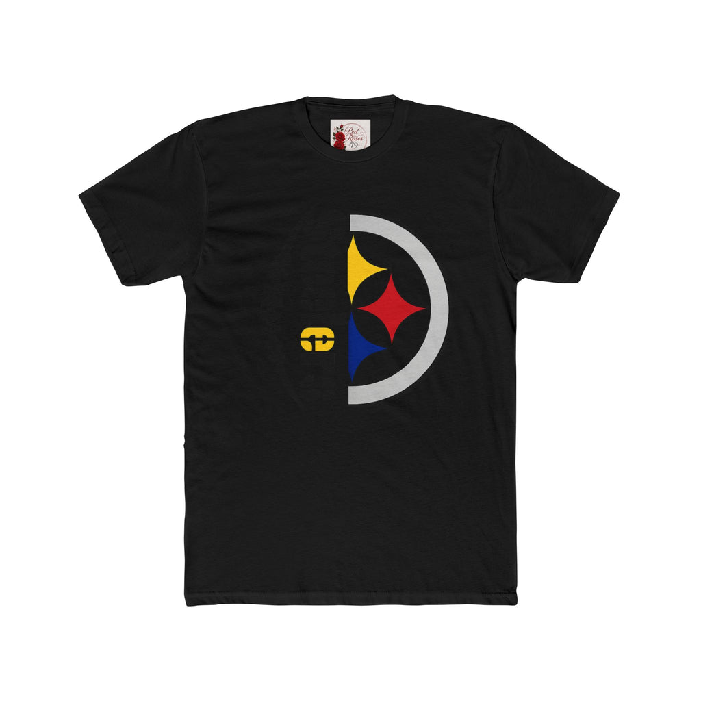 Steelers Football Logo T-Shirt — Vintage Grid Iron Crew Tee