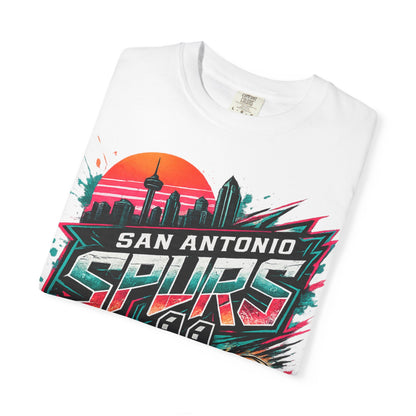 San Antonio Spurs Retro Sunset T-Shirt