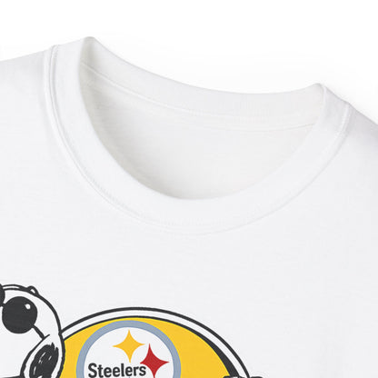 Steelers Snoopy Football Tee — Vintage Peanuts Helmet Tee