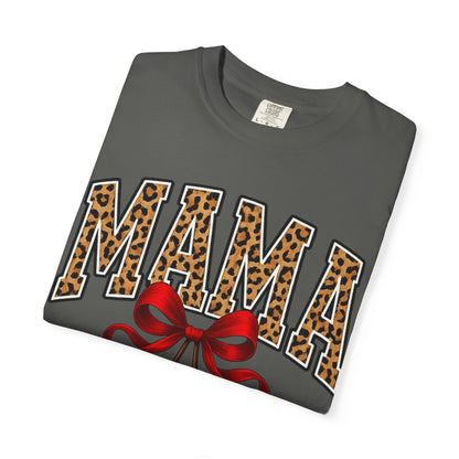 Mama Leopard Letters with Cherries T-Shirt