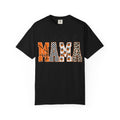 Basketball Mama T-Shirt — Leopard & Orange Pattern Mom Tee