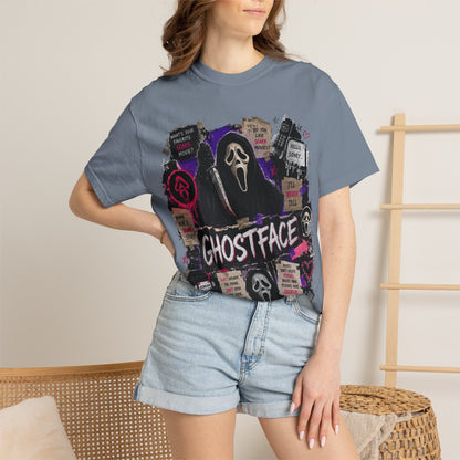 Ghostface Graphic T-Shirt — Horror Movie Scream Mask Tee