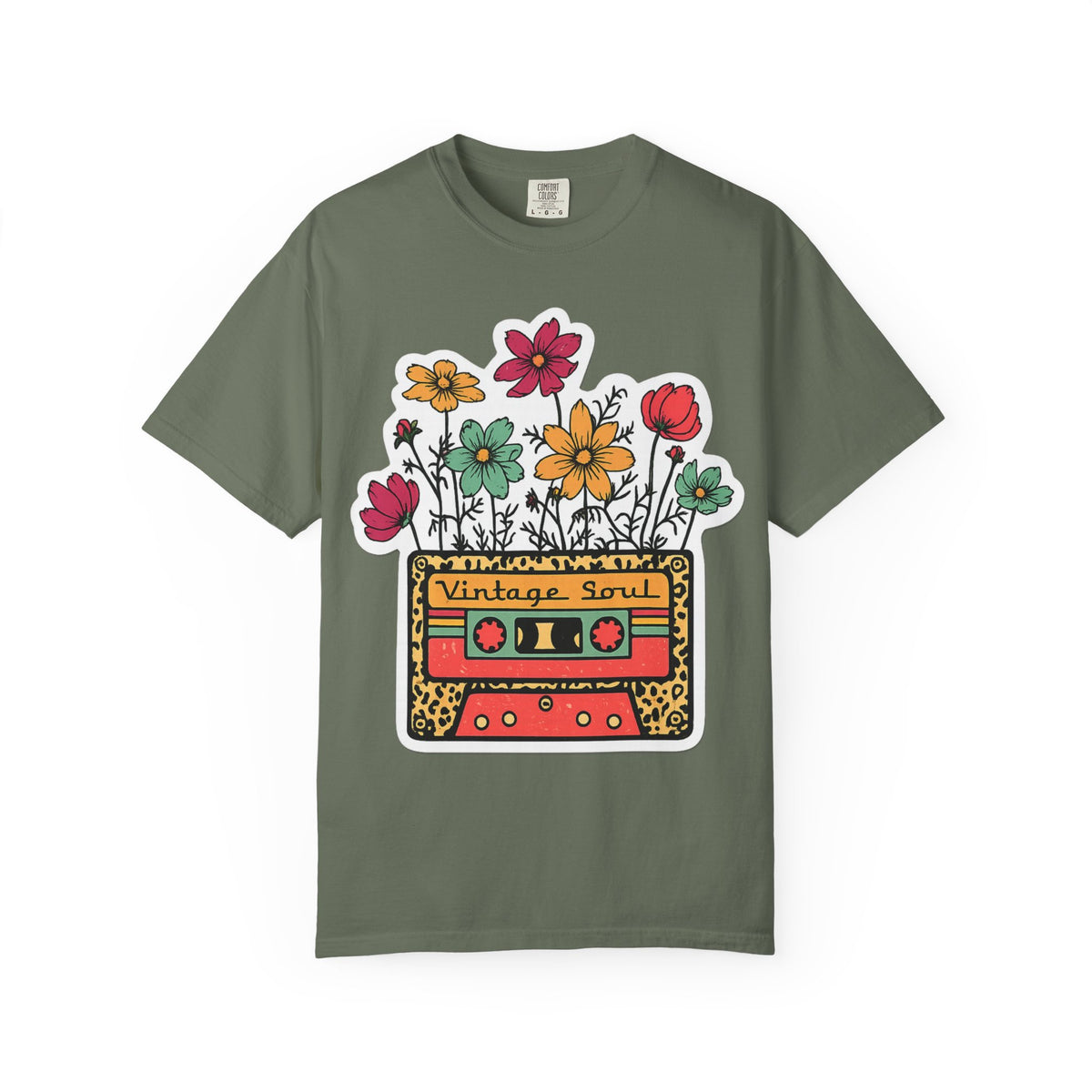 Vintage Soul Cassette Floral T-Shirt
