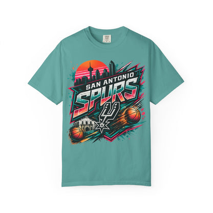 San Antonio Spurs Retro Sunset T-Shirt