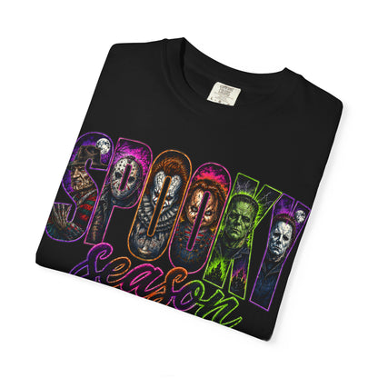 Spooky Season T-Shirt — Halloween Horror Movie Montage Tee