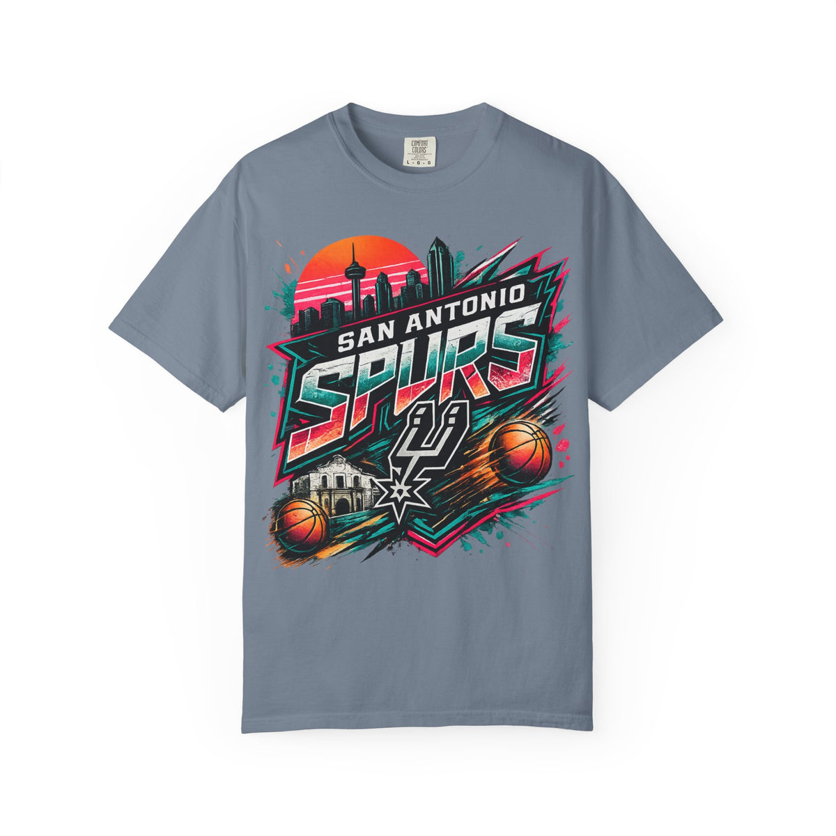 San Antonio Spurs Retro Sunset T-Shirt