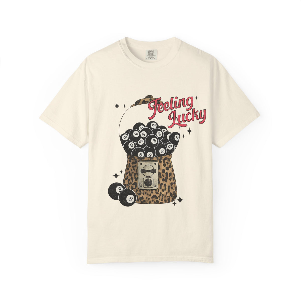 Feeling Lucky T-Shirt — Leopard Gumball Machine Graphic Tee