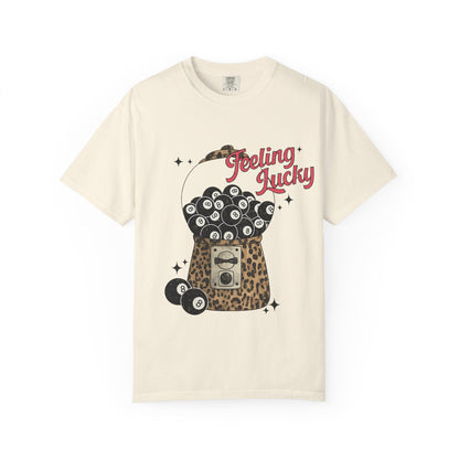 Feeling Lucky T-Shirt — Leopard Gumball Machine Graphic Tee