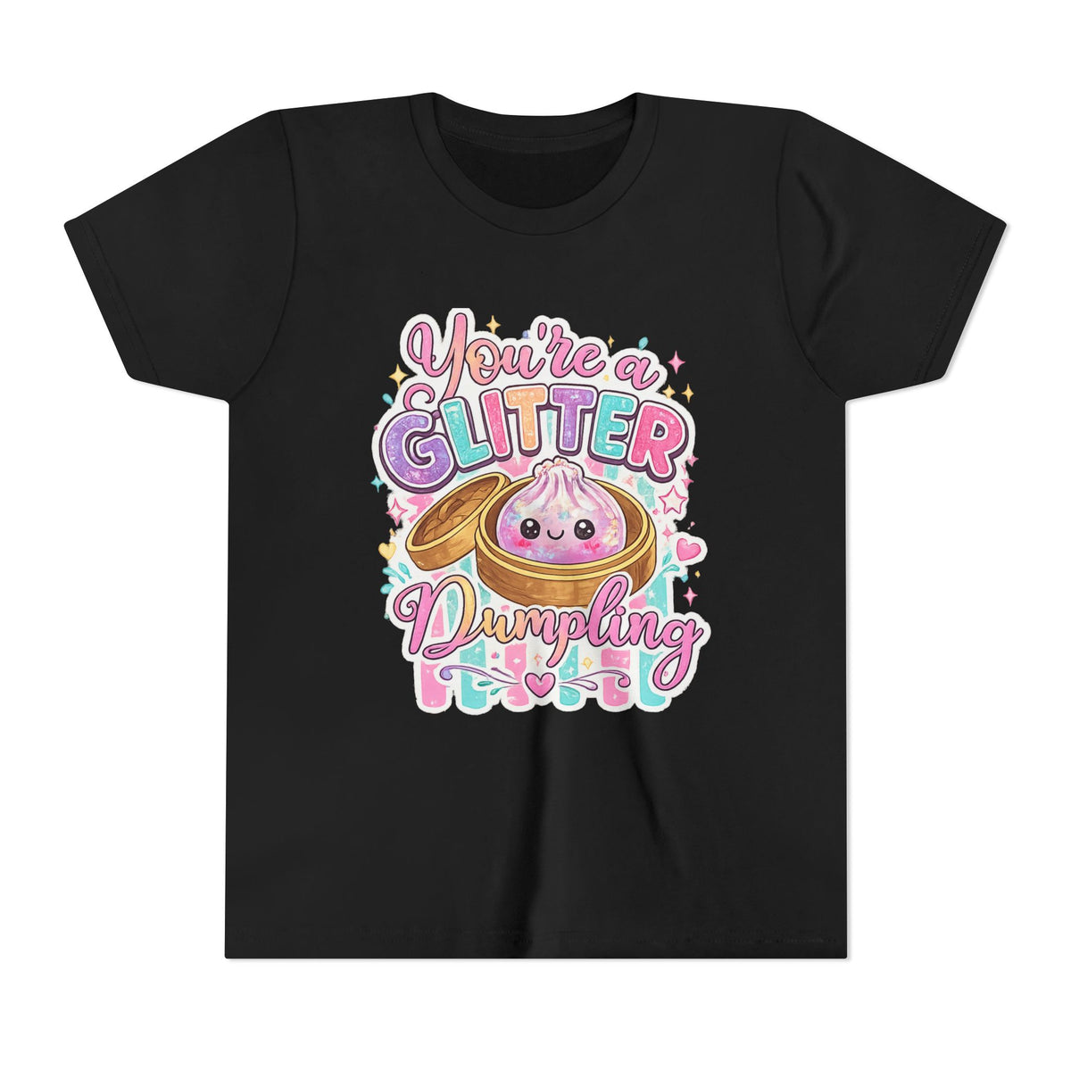 Youth Tee — "You're a Glitter Dumpling" Cute Kawaii Dumpling Shirt