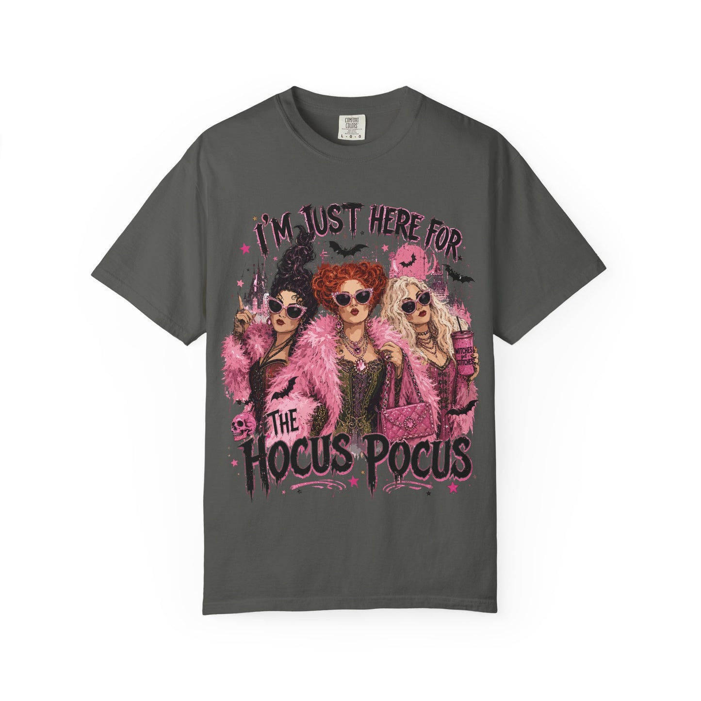 Hocus Pocus Movie Tee — "I'm Just Here for the Hocus Pocus" Halloween T‑Shirt