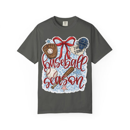 Baseball Season T-Shirt — Retro Gloves, Bat & Ball Sports Tee