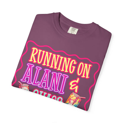 T-Shirt — "Running on Alani & Chaos" Graphic Tee